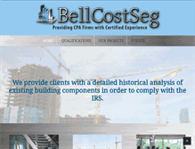 Tablet Screenshot of bellcostseg.com